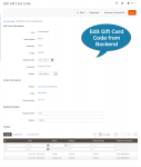 Edit gift card in backend