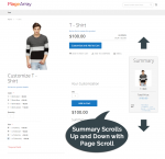 Summary scroll with page scroll