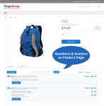Product page - Questions & Answers  for product