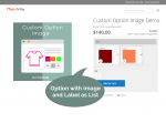 Option Image and label as list