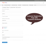 Customer attributes on customer registration page