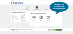 Ebanx website landing page for verification