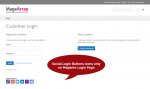 Magento Social Login Extension - Customer Login Screen
