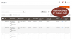 showing delivery date in order grid
