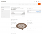 Order Information page matrix rate shipping method