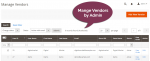 Manage vendor panel for admin