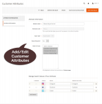 Add/Edit customer attributes