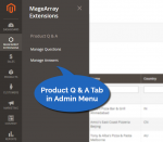 Admin Menu Product Questions & Answers Extension