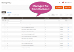Admin area - manage FAQ page 