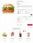 Custom burger page