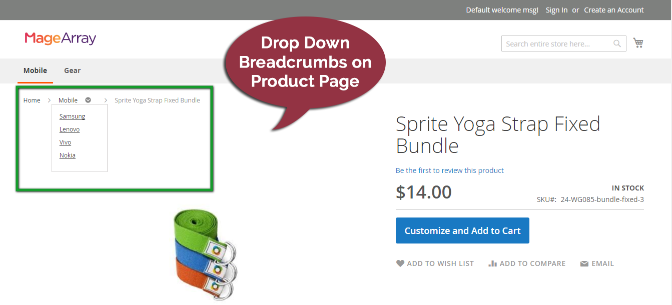 Magento 2 Advanced Breadcrumbs Extension