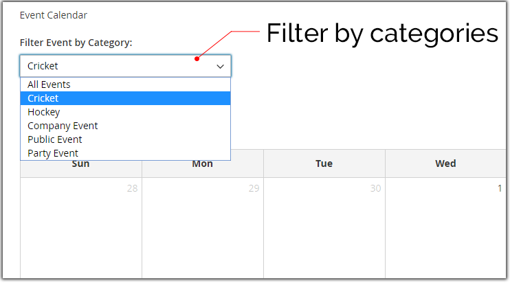 Filter Category